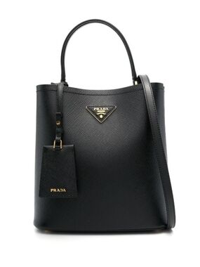 Prada Panier Bucket Bag - Black